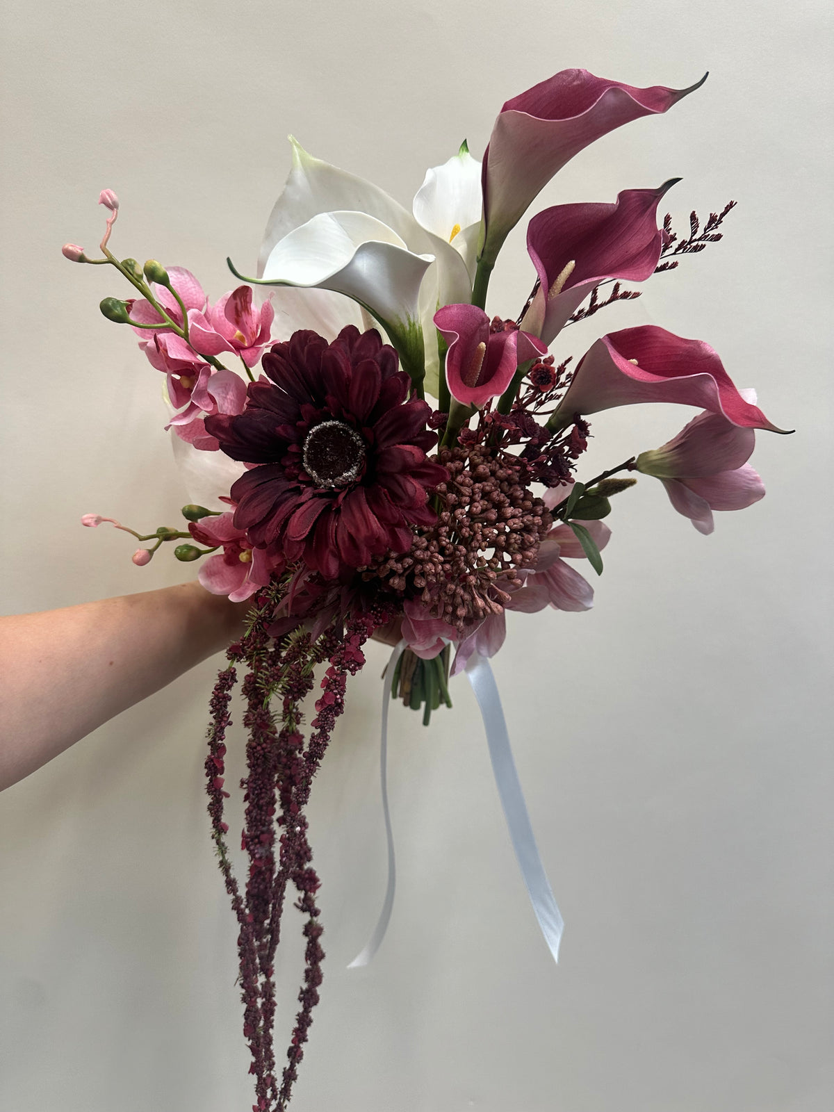 Burgundy & Berry bridal bouquet