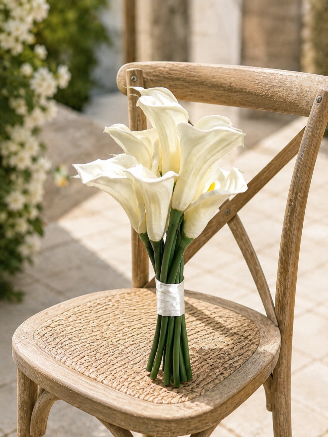 White Calla Lily Bridal Package