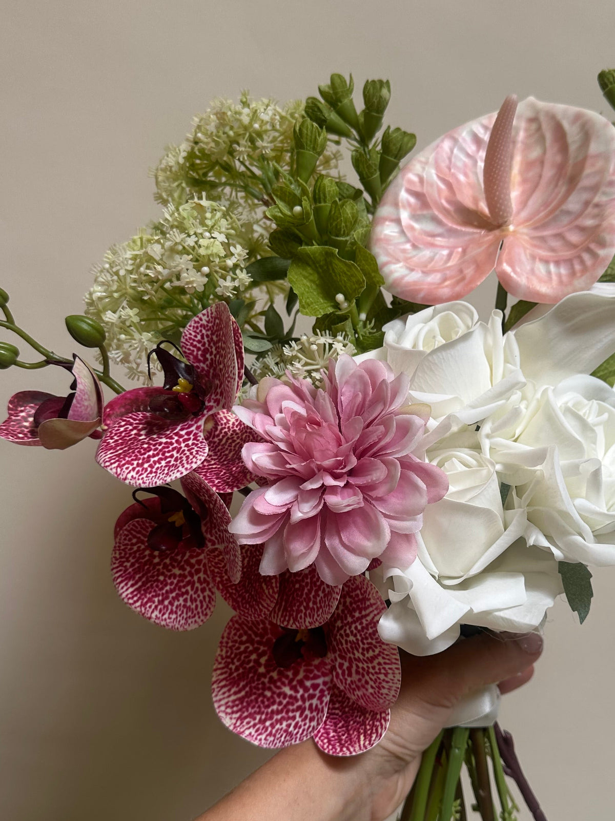 Blush & Berry Bridal Bouquet | Luxury Bridal Bouquet