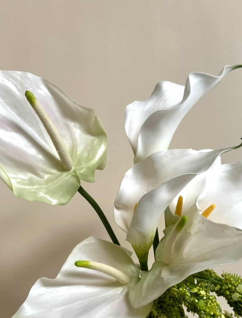 Calla Lily & Anthurium, Trailing Bridesmaid Bouquet