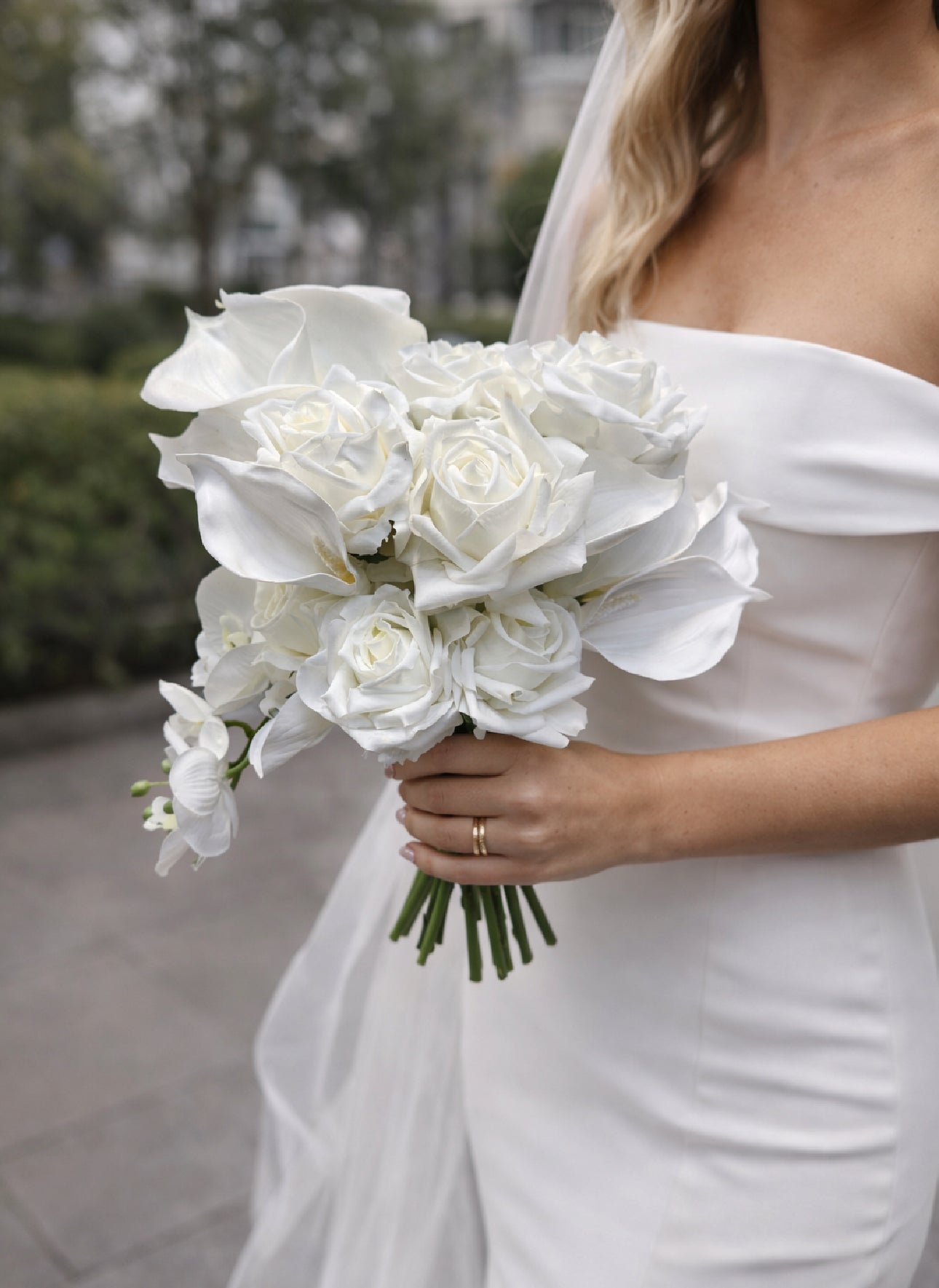 Calla Lily & Orchid Wedding Floral Package