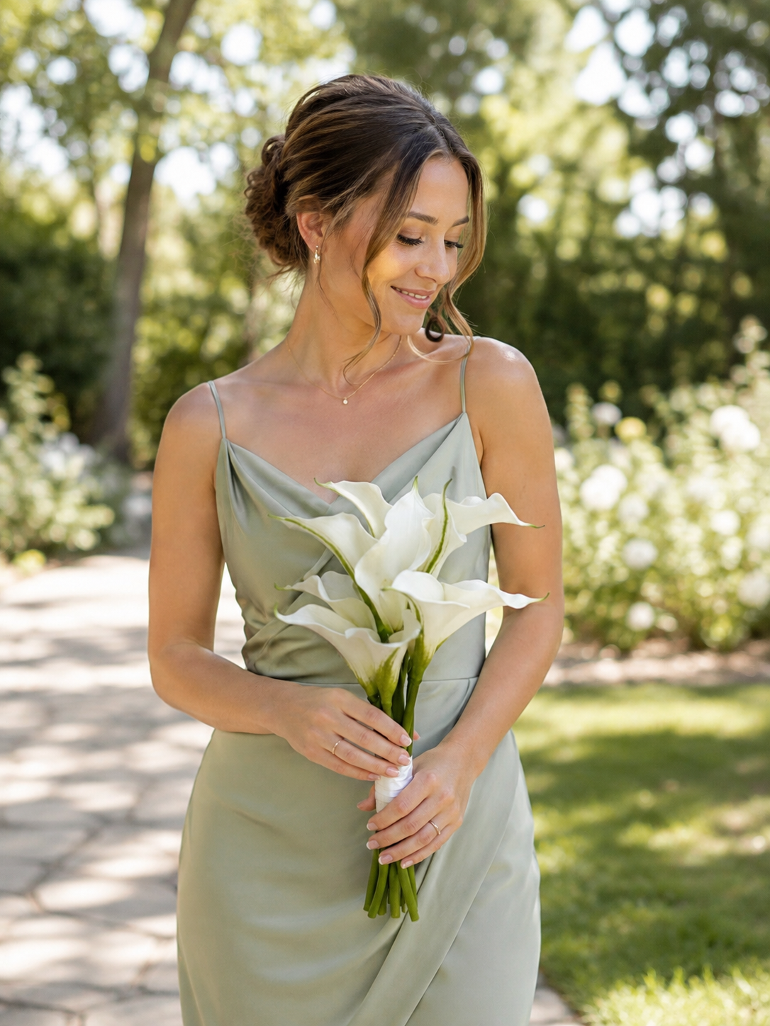 Calla Lily Bridesmaid Bouquet - Best Seller