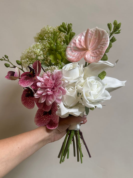 Blush & Berry Bridal Bouquet | Luxury Bridal Bouquet