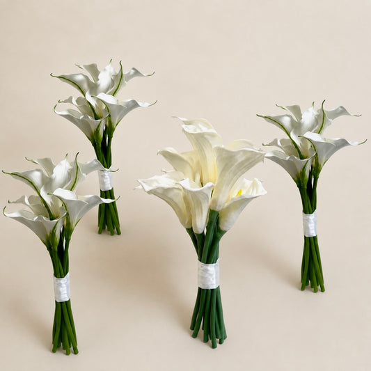 White Calla Lily Bride & Bridesmaid Package