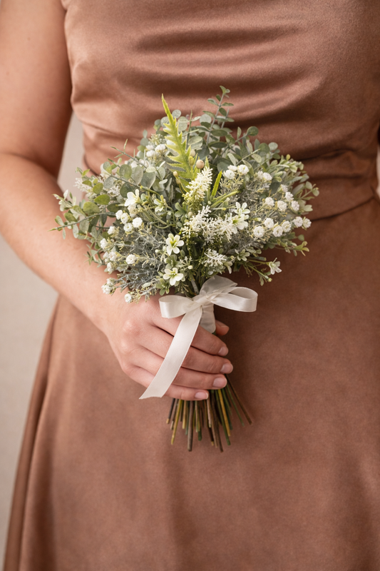 Eucalyptus & Gypsophila Bridesmaid  Posy