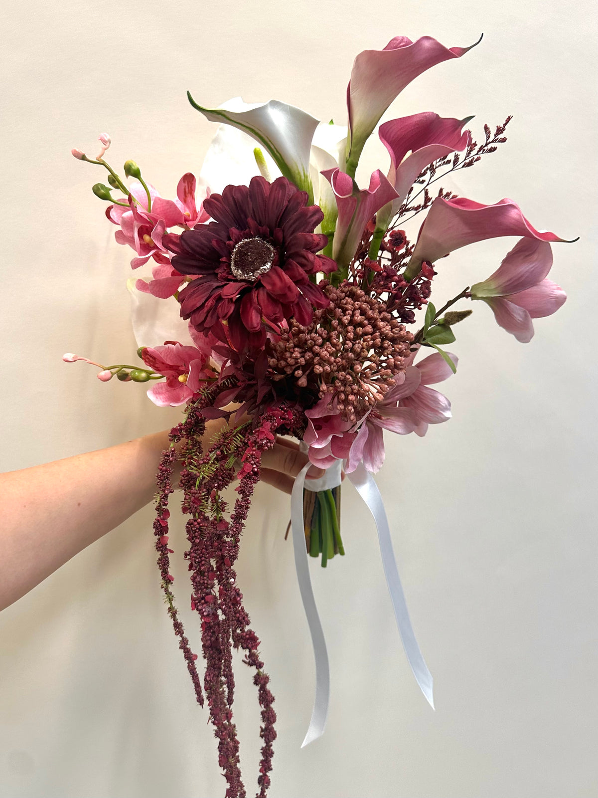 Burgundy & Berry bridal bouquet