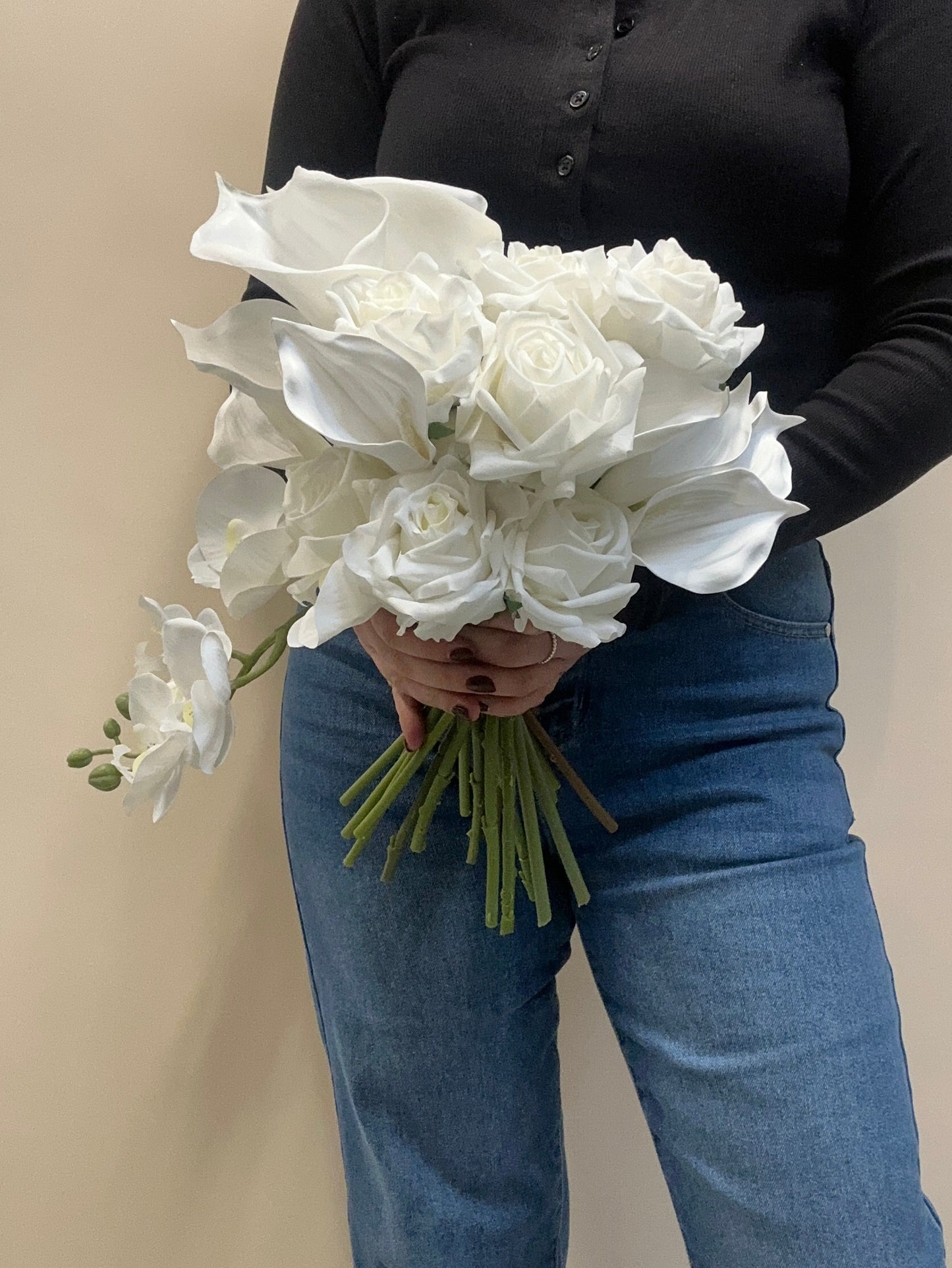 Calla Lily & Orchid Bridal Bouquet