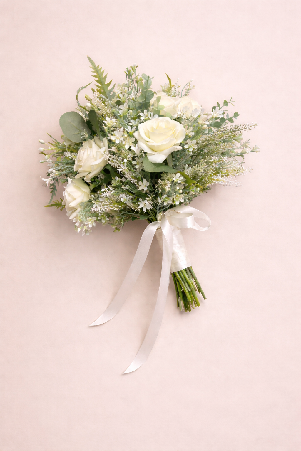 Rose & Eucalyptus bridal bouquet