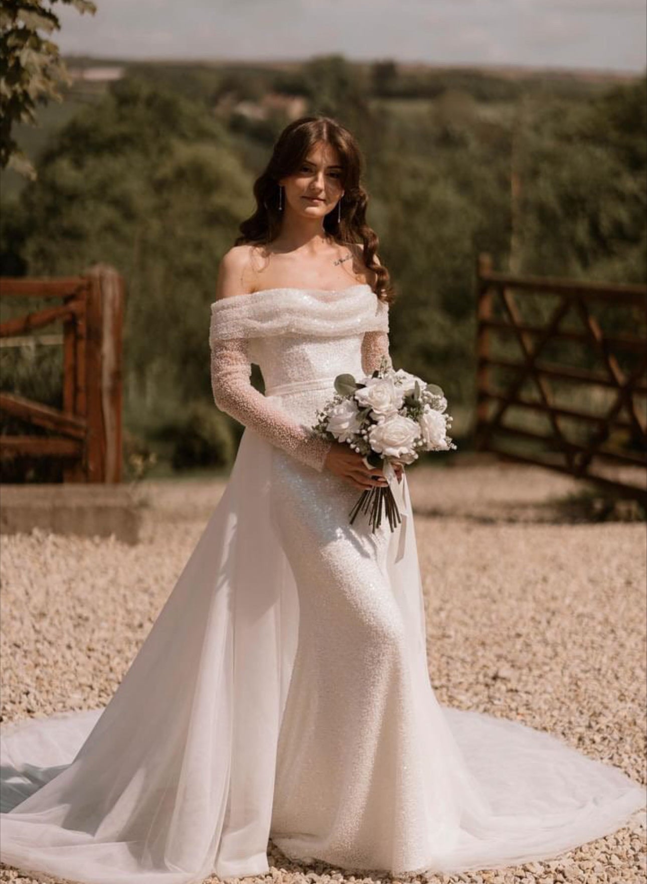 Rose and Baby’s breath bouquet