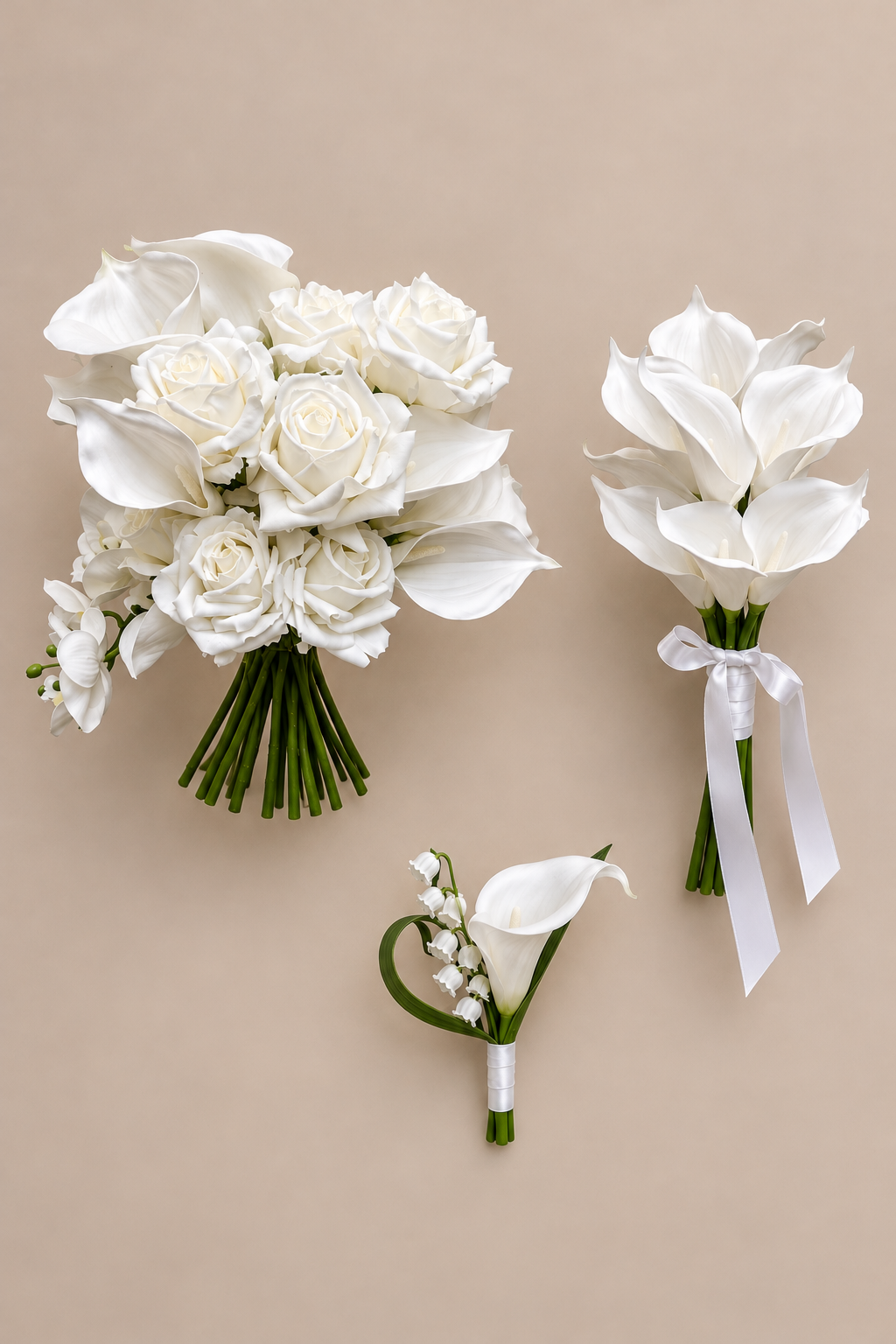 Calla Lily & Orchid Bridal Package