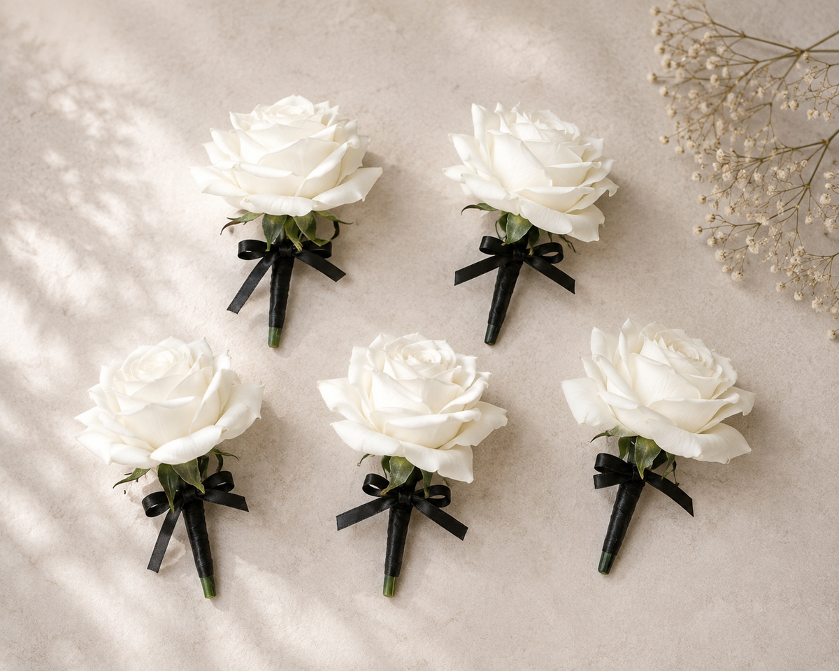 Luxury White Rose Wedding Package - Bride’s Favourite 🤍