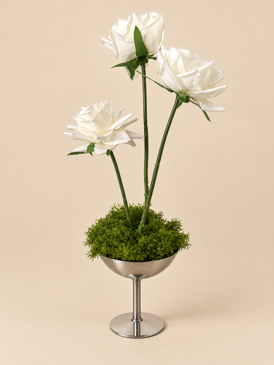 Elegant Rose Table Centrepiece - Ready to display