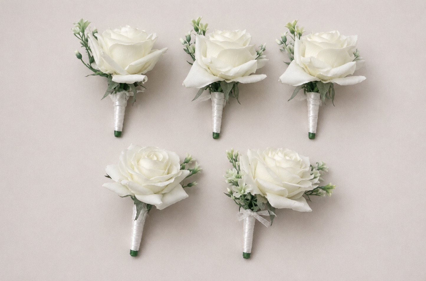 Rose & Foliage Corsage set