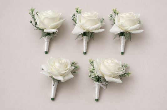 Rose & Foliage Corsage set