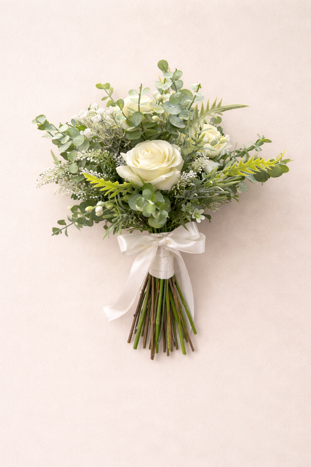 Rose & Eucalyptus Bridesmaid Bouquet