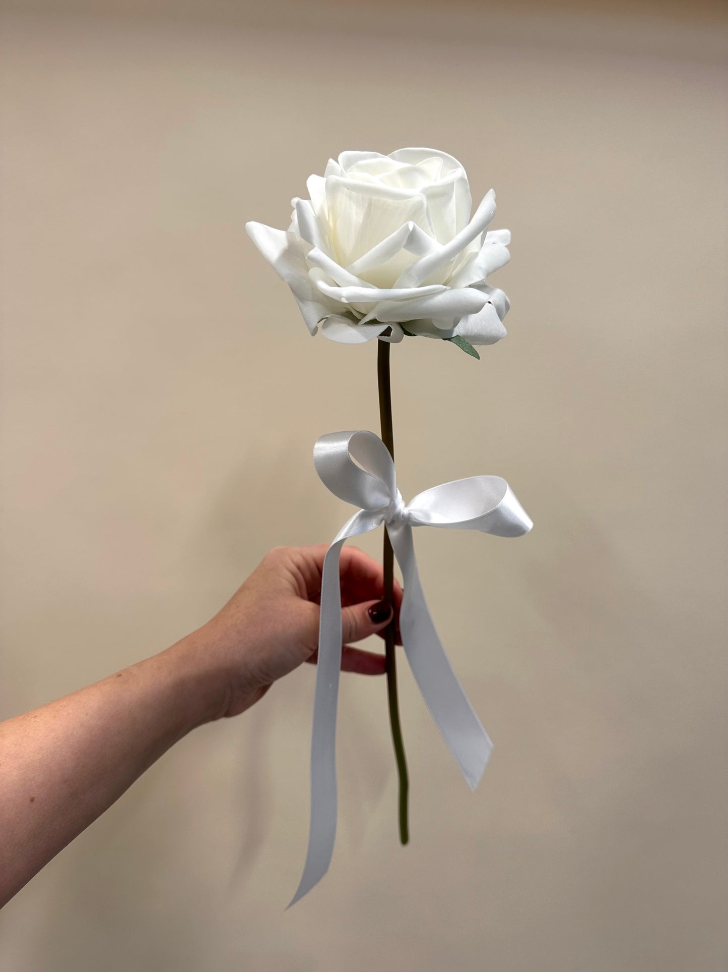 Single Real Touch Rose - Bridesmaid Bouquet