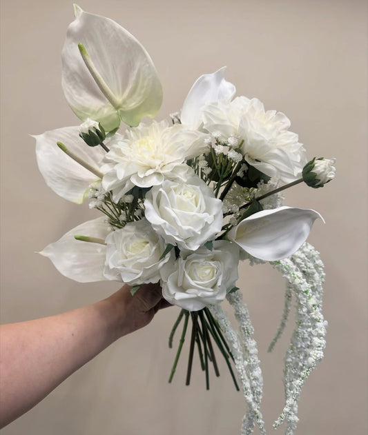 Anthurium, Rose & Calla Lily Bouquet
