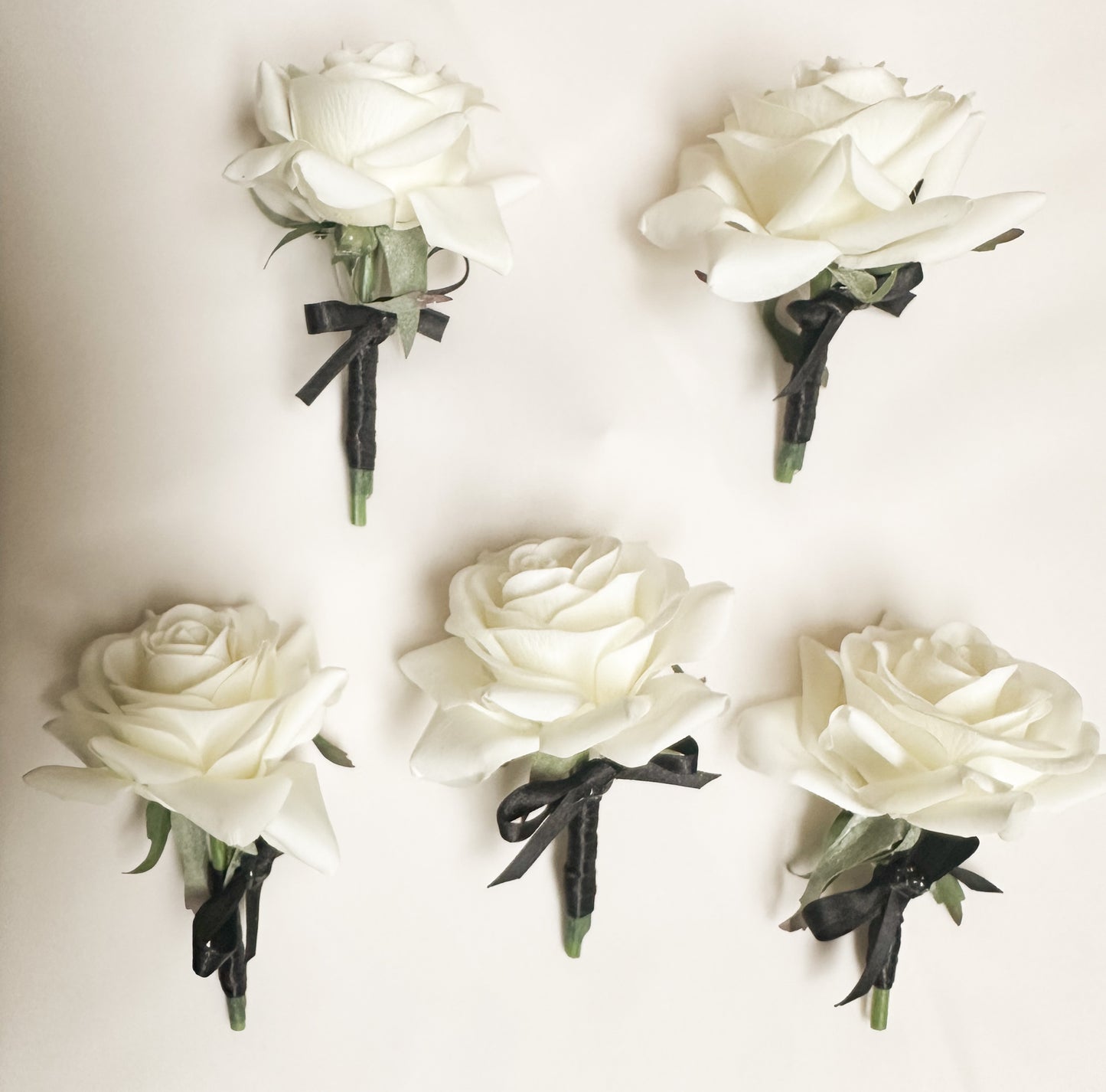 Rose Buttonhole Set - Best seller
