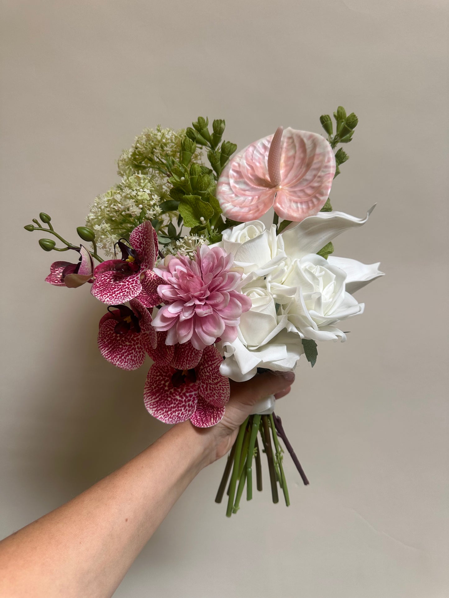 Blush & Berry Bridal Bouquet | Luxury Bridal Bouquet