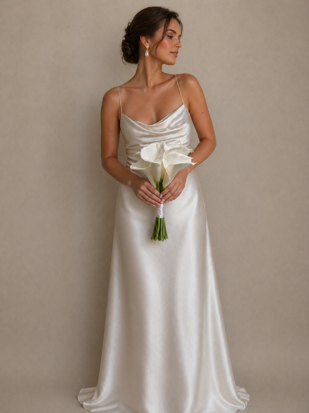 Calla Lily Bridal Bouquet – 12 Real Touch Premium Calla Lilies | Elegant Wedding Flowers