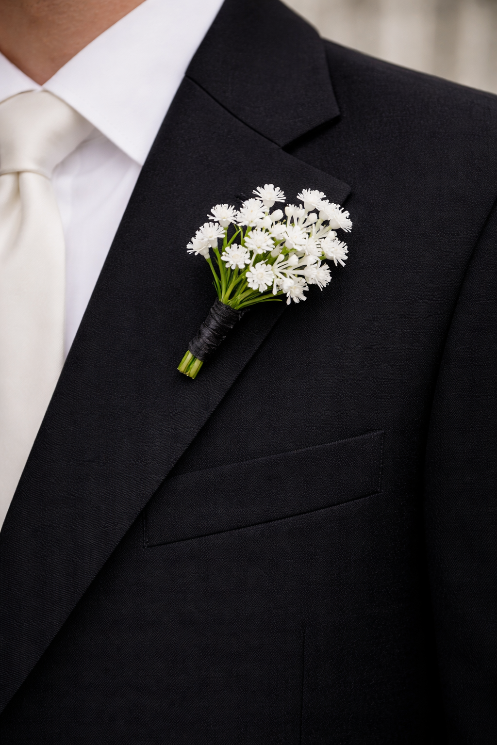 Gypsophila Buttonhole