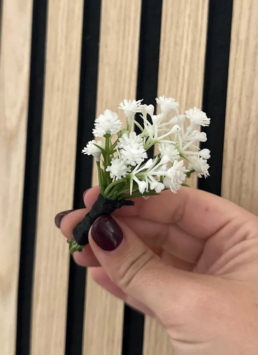 Gypsophila buttonhole